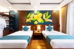 Deluxe Twin With Balcony City View room with private balcony and skyline view